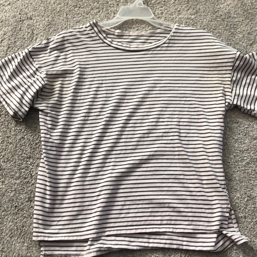 White striped T-shirt